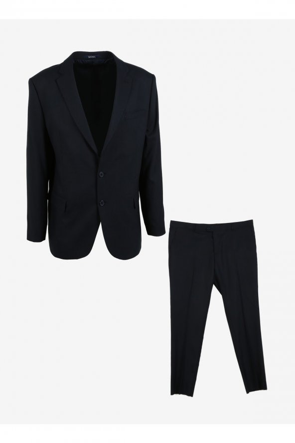 Normal Bel Regular Fit Lacivert Erkek Takım Elbise Tk1000400376 ürün görseli 1