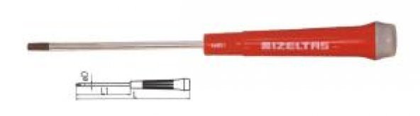 İzeltaş T7x60 Torx Uçlu Klemens Tornavida 4530 17 0760 ürün görseli 1