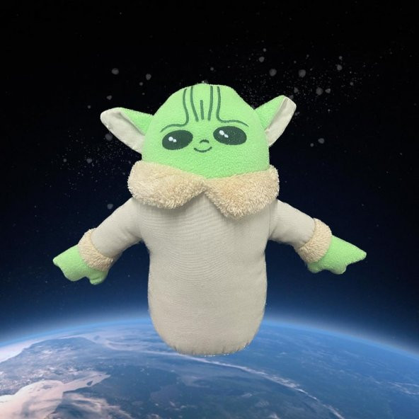 Star Wars Peluş Baby Yoda Karakter Oyuncak 30 Cm - Premium Koleksiyon Hediyelik Peluş ürün görseli 1