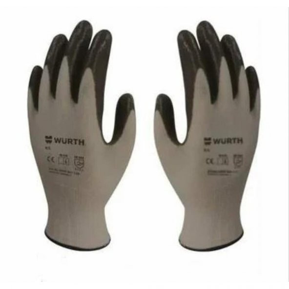 Würth İş Güvenliği Eldiveni Mekanikçi Siyah No:10 ürün görseli 1