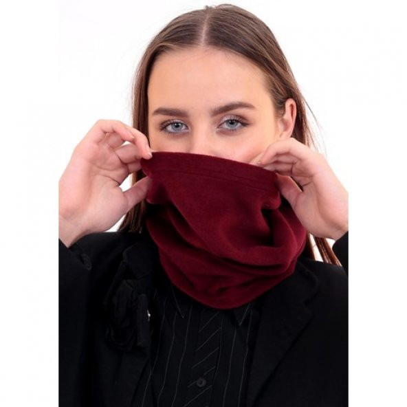 Deafox Bordo Boyunluk Polar Bere - Resim 2