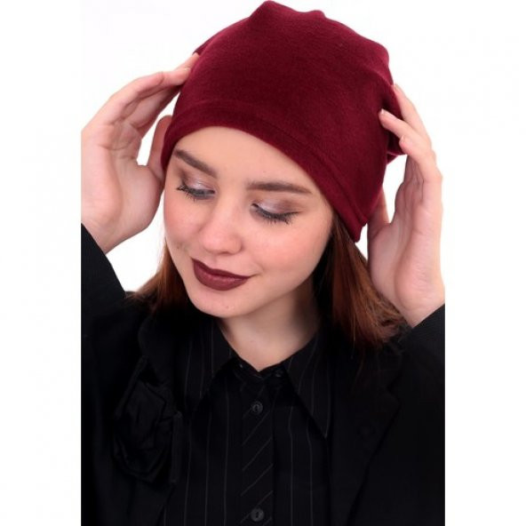 Deafox Bordo Boyunluk Polar Bere - Resim 3