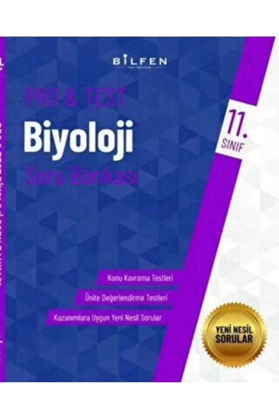 BİLFEN 11.SINIF BİYOLOJİ PROTEST SORU BANKASI ürün görseli 1