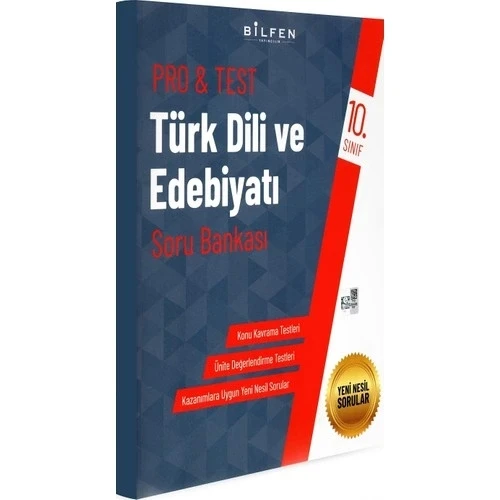 BİLFEN 10.SINIF PROTEST T.DİLİ VE EDEBİYAT SORU BANKASI ürün görseli 1