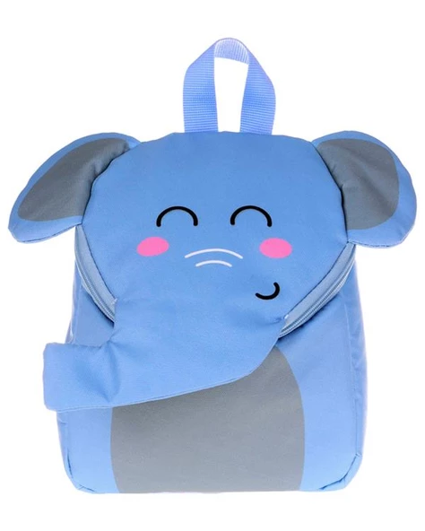 Kaukko Kids Love Blue Elephant Anaokul Çantası V6023 ürün görseli 1