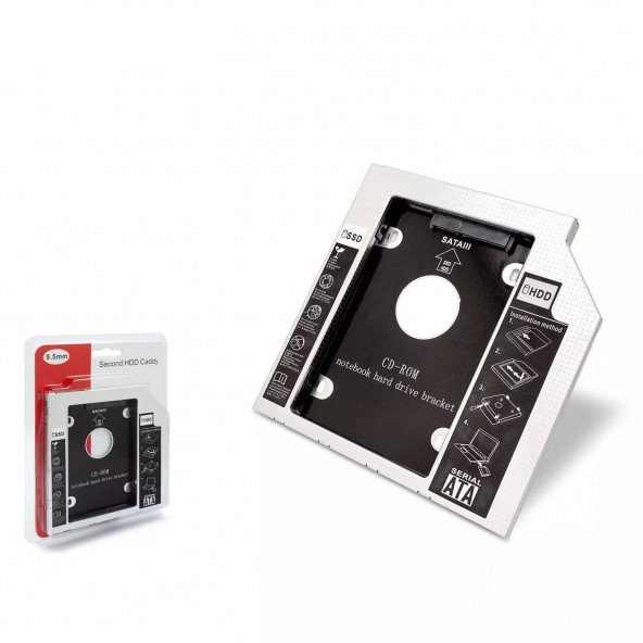HADRON HDX1754 HDD CADDY SERIAL ATA 12.7 MM ürün görseli 1