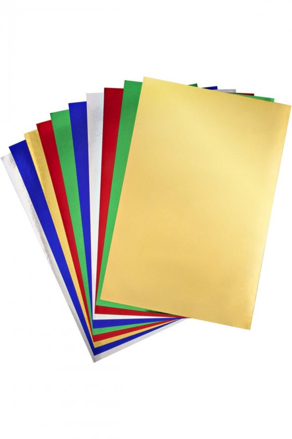 Aynalı Karton 10 Renk 20x30 cm - Resim 2