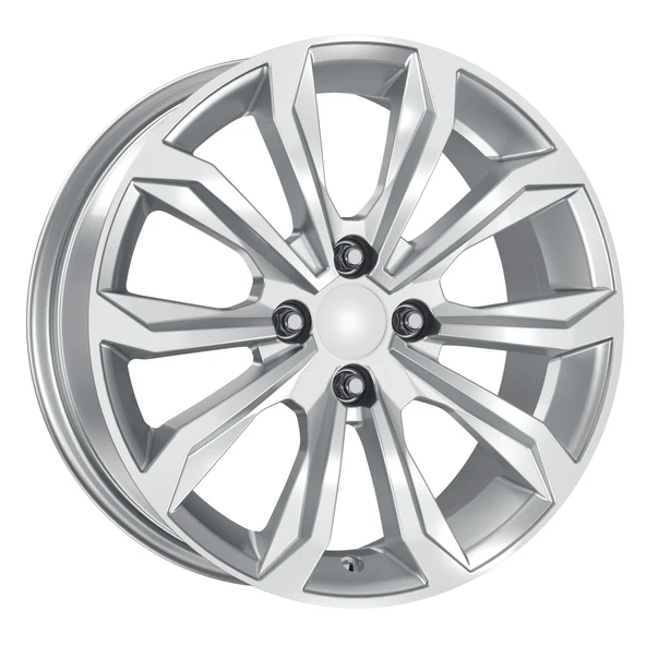 RENAULT CLİO UYUMLU JANT DY1487 7.5X17 4X100 ET-35 60.1 SİLVER (4 ADET) ürün görseli 1