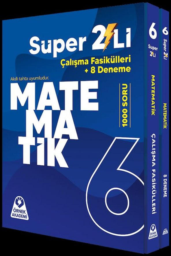 6. Sınıf Süper İkili Matematik Seti Örnek Akademi ürün görseli 1