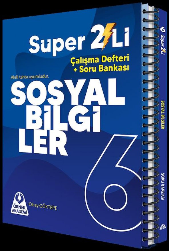 6. Sınıf Süper İkili Sosyal Bilgiler Seti Örnek Akademi ürün görseli 1
