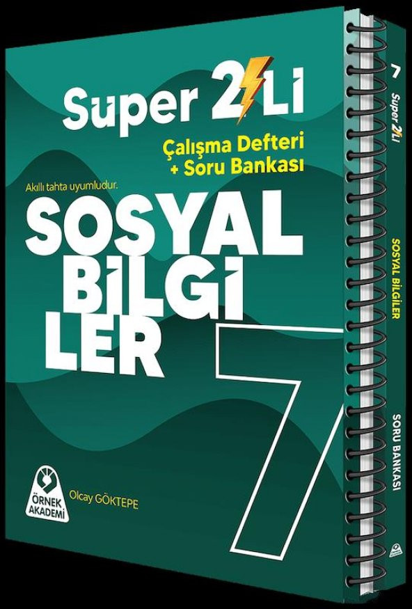 7. Sınıf Süper İkili Sosyal Bilgiler Seti Örnek Akademi ürün görseli 1