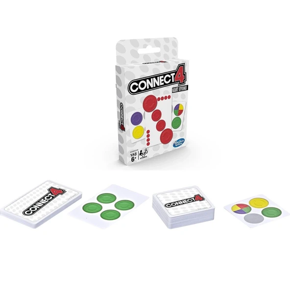 Connect 4 Kart Oyunu Hasbro Lisanslı Oyun - Resim 3