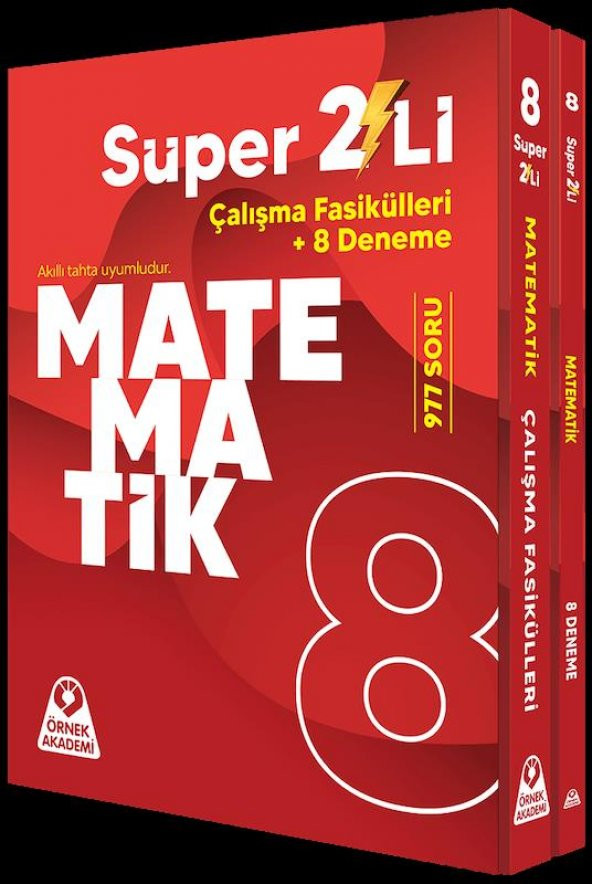 8. Sınıf Süper İkili Matematik Seti Örnek Akademi ürün görseli 1