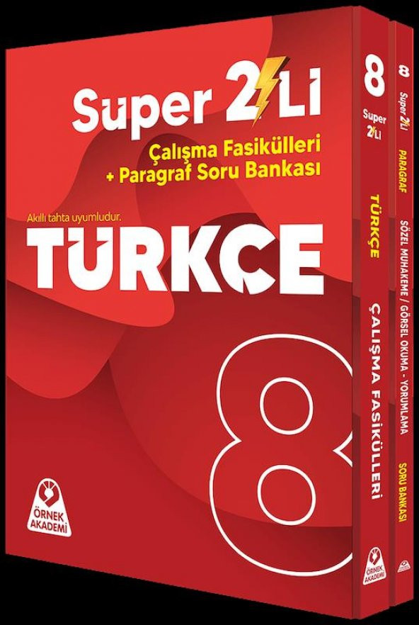 8. Sınıf Süper İkili Türkçe Seti Örnek Akademi ürün görseli 1