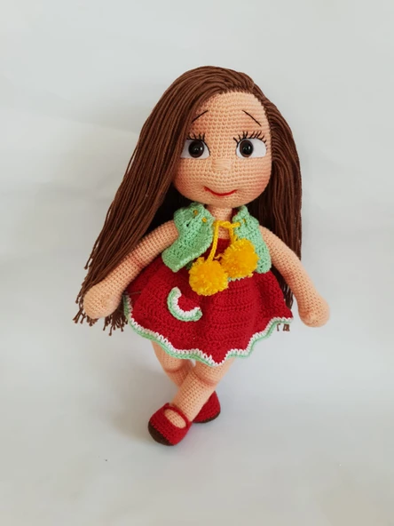 Bahar Bebek Amigurumi Organik Oyuncak ürün görseli 1