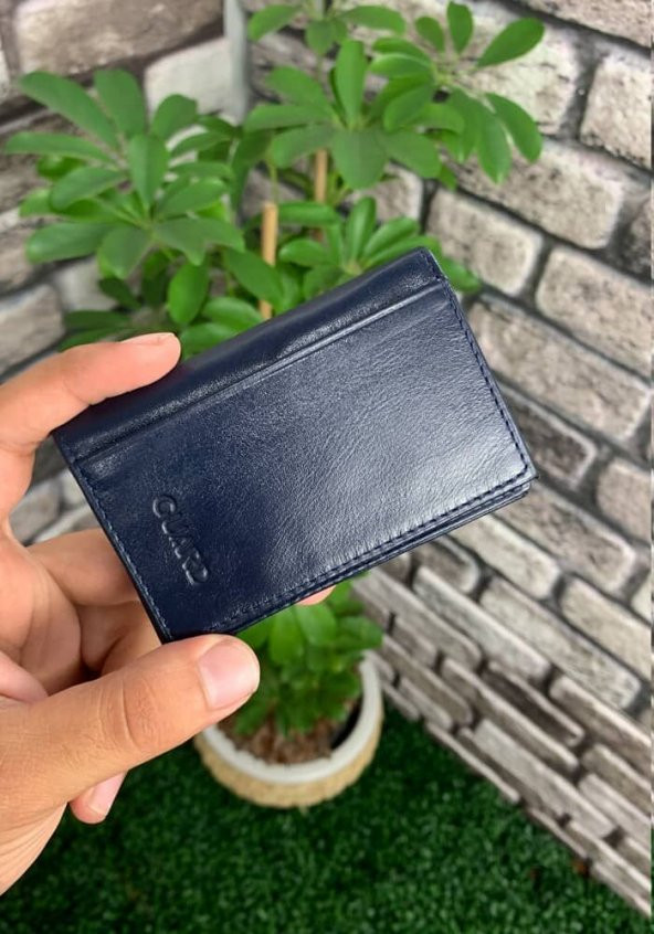 Guard Lacivert Nappa Hakiki Deri Kartlık Erkek / Kadın P1169 ürün görseli 1