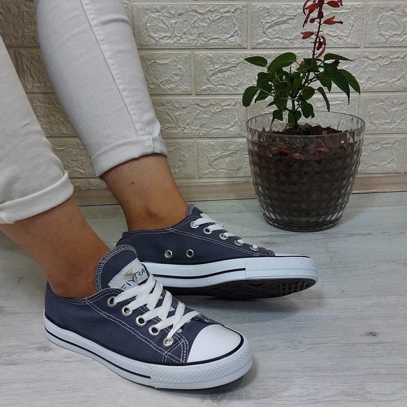 Fiyra 554 Füme Kısa Unisex Sneaker Keten Spor Ayakkabı ürün görseli 1
