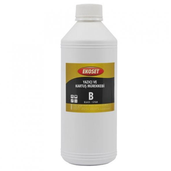 Ekoset Brother DCP-T220 Uyumlu Siyah Muadil Mürekkep 1Litre ürün görseli 1