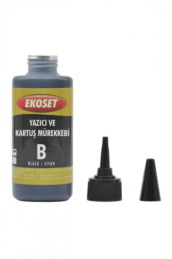 Ekoset Epson 103 L3151 L3156 Siyah Muadil Mürekkep 100ml 10lu set ürün görseli 1