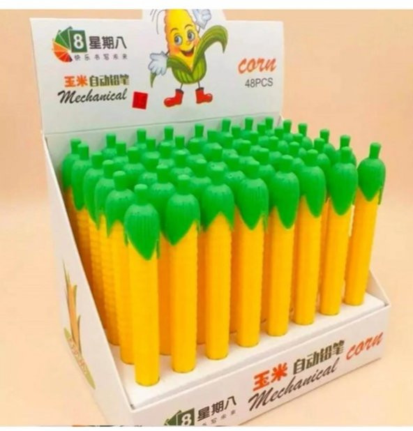 Sarı Sevimli Mısırlar Versatil Kalem 0.7mm 103 - Resim 3