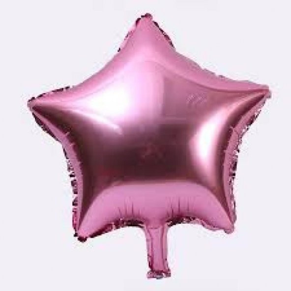 Yıldız Pembe 18 inç Folyo Balon ürün görseli 1