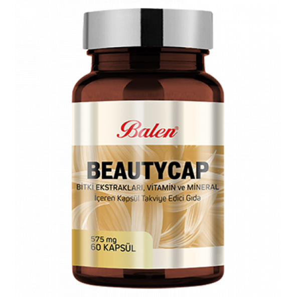 BALEN BEAUTYCAP BİTKİ EKSTRAKLARI,VİTAMİN VE MİNERAL İÇEREN 60 KAPSÜL 575 MG ürün görseli 1