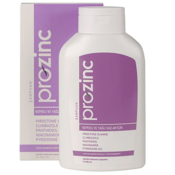 Prozinc Şampuan 300 ml Mor (Kepeğe Karşı Etkili) ürün görseli 1