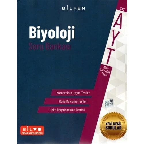 BİLFEN AYT BİYOLOJİ SORU BANKASI YENİ ürün görseli 1