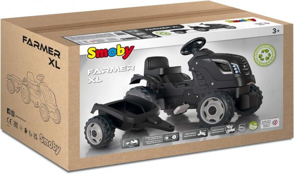 Smoby Farmer XL  Römorklu Traktör 710131 - Resim 6