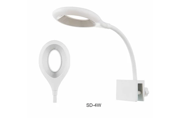 Sobo Akvaryum Klipsli Led Askı Lamba Beyaz+Pembe SD-4W ürün görseli 1