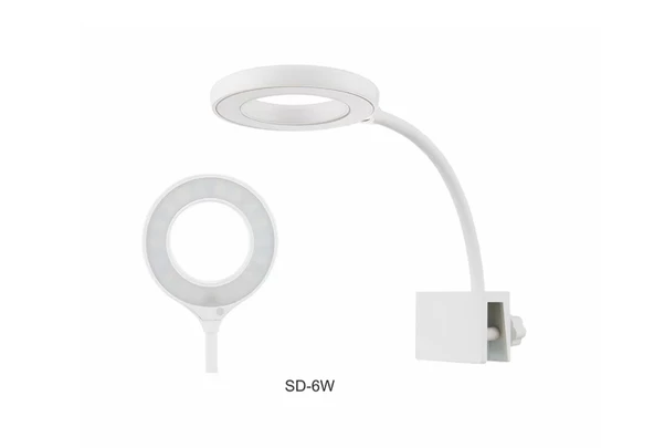 Sobo Akvaryum Klipsli Led Askı Lamba Beyaz+Pembe SD-6W ürün görseli 1