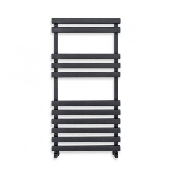 1200x600mm Jupiter Paslanmaz Çelik Night Black Siyah Havlupan ürün görseli 1