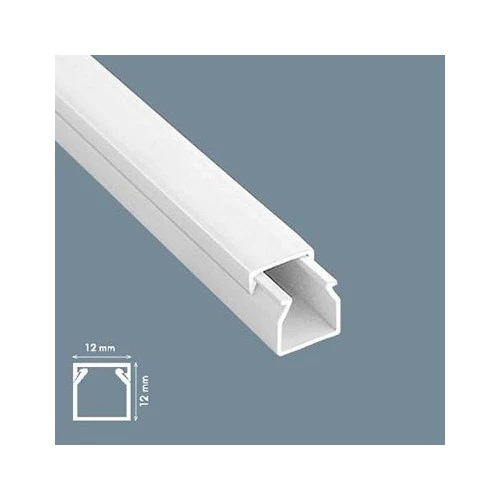 Mutlusan 12X12 Yapışkanlı Kablo Kanalı 250 Metre ürün görseli 1