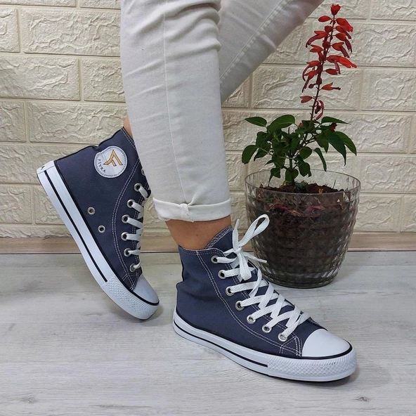 Fiyra 555 Füme Uzun Unisex Sneaker Keten Spor Ayakkabı ürün görseli 1