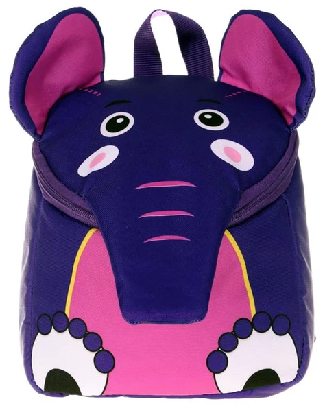 Kaukko Kids Love Purple Elephant Anaokul Çantası V6024 ürün görseli 1