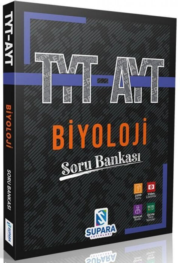 Supara Yayınları TYT AYT Biyoloji Soru Bankası ürün görseli 1