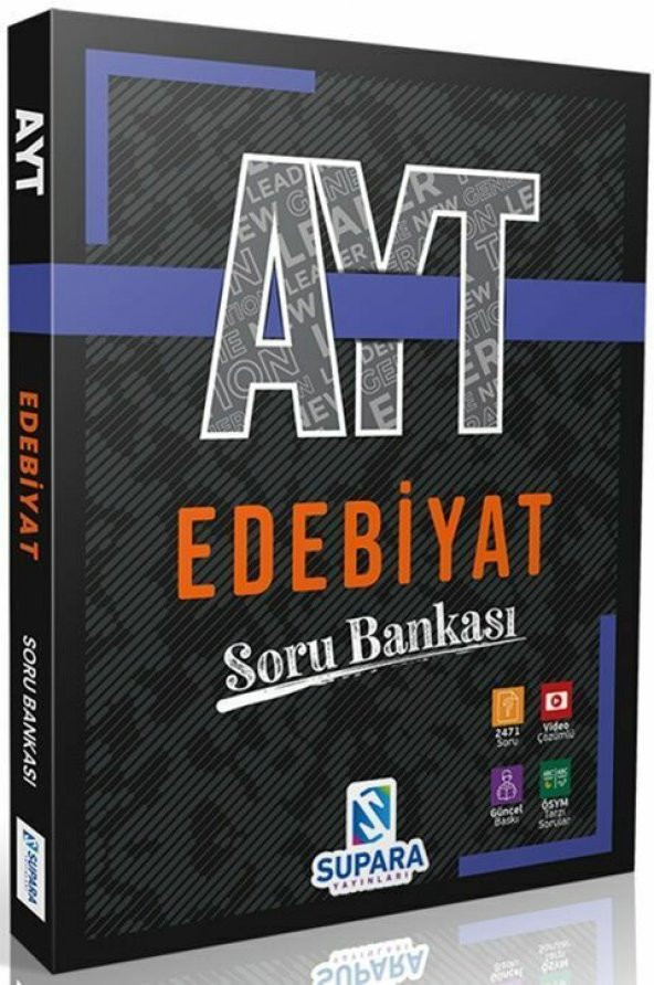 Supara Yayınları AYT Edebiyat Soru Bankası ürün görseli 1