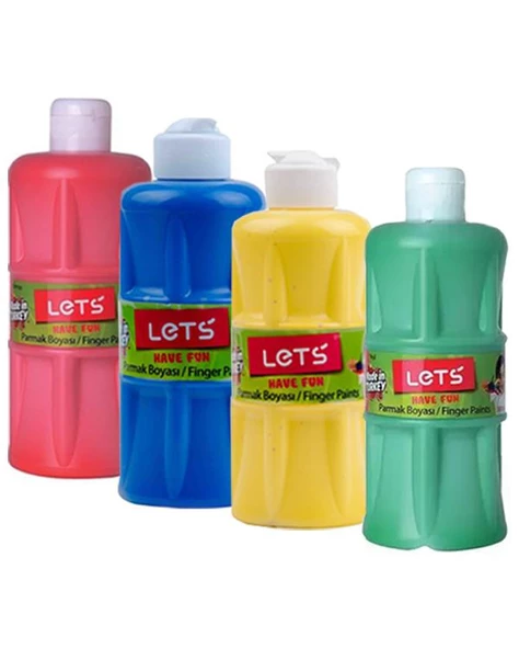 Lets Parmak Boyası 500ml 4lü Set 2 ürün görseli 1