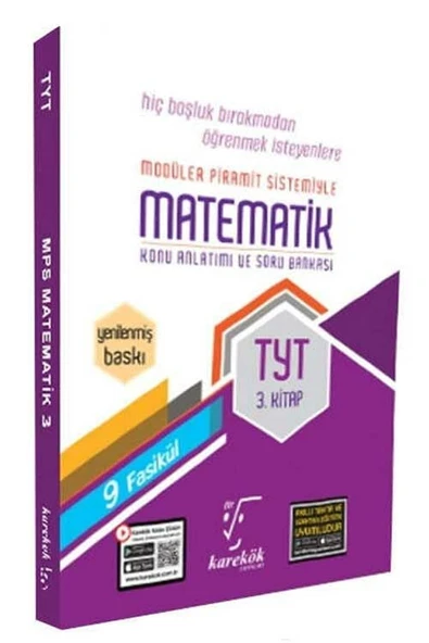 Karekök Yayınları TYT Matematik Konu Anlatımı ve Soru Bankası 3. Kitap ürün görseli 1