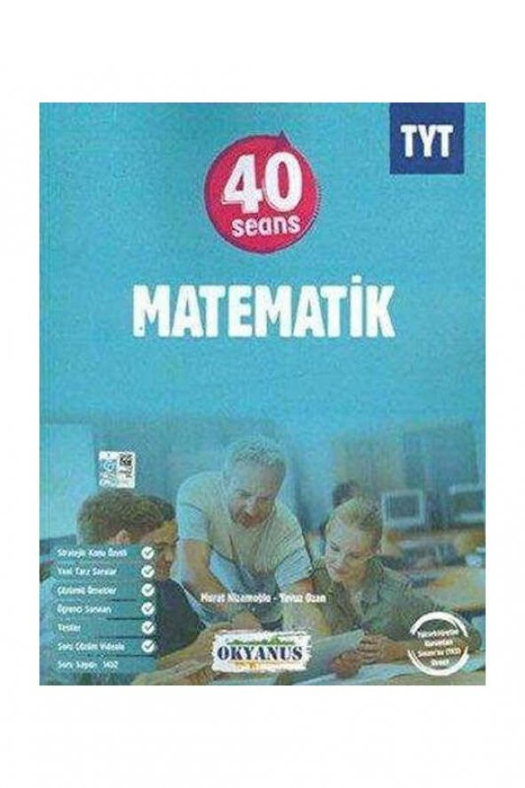 Okyanus Yayınları 2024 TYT Matematik 40 Seans Soru Bankası ürün görseli 1