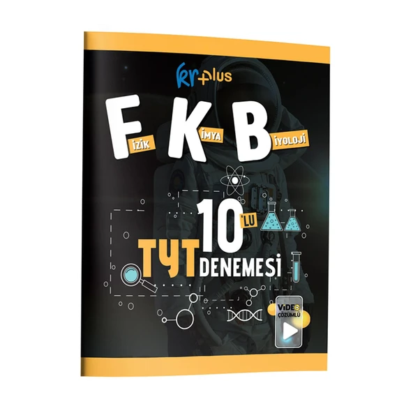 KR Plus TYT Fizik Kimya Biyoloji FKB 10 lu Deneme ürün görseli 1