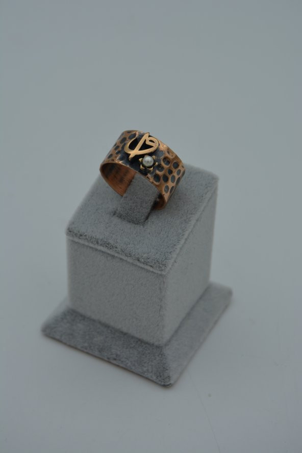 STONEAGE ELİF VAV TASARIM YÜZÜK - Resim 5