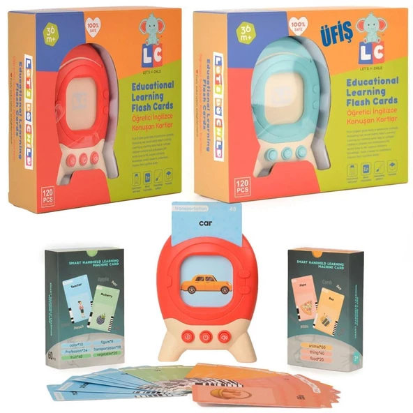 Let's Be Child Öğretici İngilizce Konuşan Kartlar LC-31034, İngilizce Eğitici Öğretici Oyuncak ürün görseli 1