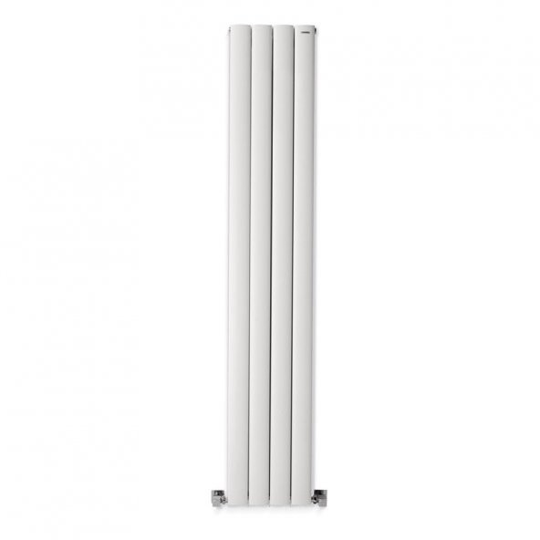 1800X315mm Lilac Dikey Beyaz Alüminyum Radyatör Standart Bağlantı ürün görseli 1