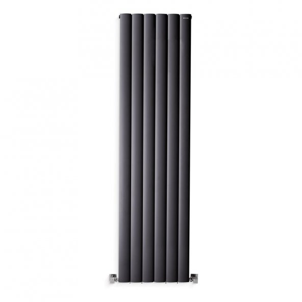 1800X475mm Lilac Dikey Antrasit Alüminyum Radyatör Standart Bağlantı ürün görseli 1