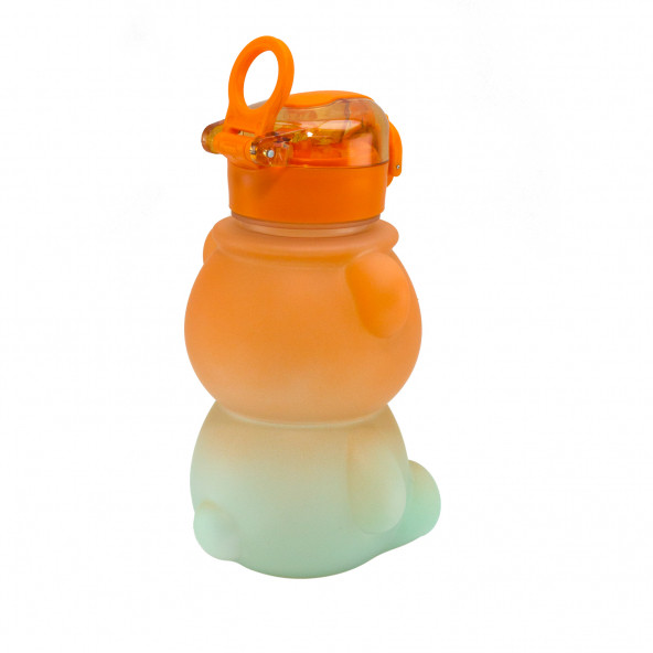 Matara Ayıcıklı Sevimli Matara 800 Ml Turuncu - Resim 2
