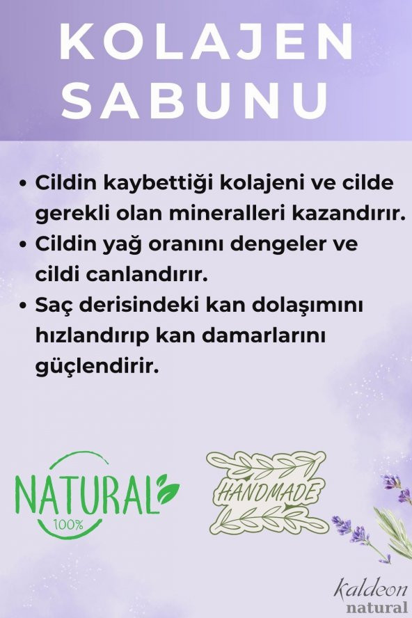 Kolajen Şeffaf Transparan Sabunu 90 G - Resim 3