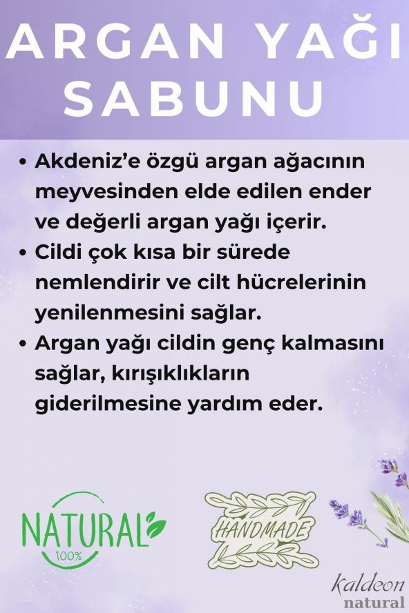 Argan Yağı Şeffaf Transparan Sabunu 90 G - Resim 2