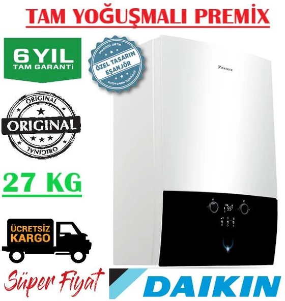 Daikin Kombi 24 KW D2CND024 Tam Yoğuşmalı Kombi PREMİX 6 YIL GARANTİLİ ürün görseli 1
