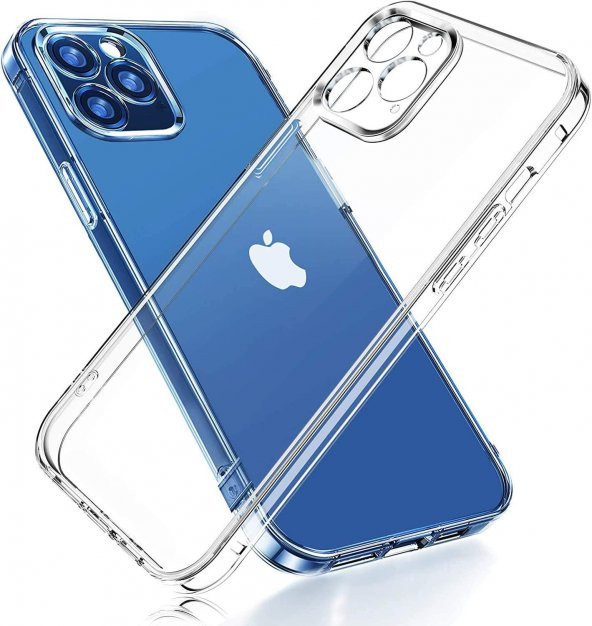 Vendas iPhone 15 Pro Max Uyumlu (15 Pro Max) Fora Serisi Kamera Korumalı Soft Şeffaf Silikon Kılıf ürün görseli 1